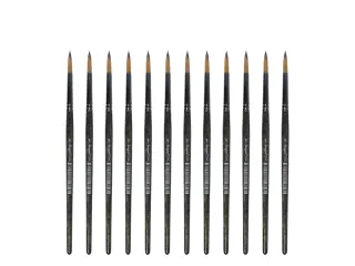 Penseel Kangaro Serie 340 rond Nr. 9 synthetisch doos 12 stuks - 1