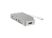 Aluminium A/v Reisadapter 4-in-1 Usb-c Naar Vga, Dvi, Hdmi Of Mdp 4k