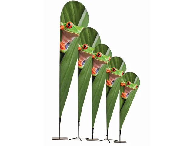 Beach Flag Alu Drop 400cm excl. voet 25mm Rotator