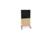 scheidingswand,HxB 1545x800mm,NE-esdoorn,BN8033-zwart