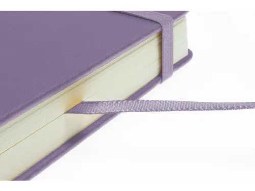 Schetsboek Kangaro A6 heather purple PU HC 80 vel 140gr roomwit met el