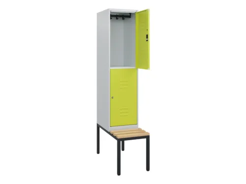Dubbeldekse dekenkist,HxBxD 1950x400x815mm,1x2vak.,vak B 400mm