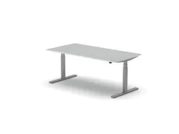 Elektrisch ihv bureau,HxBxD 650-1310x1800x900mm,blad wit