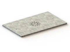 legbord,v. dossierstelling,BxD 1000x600mm,vakl. 80kg,staal,RAL7035