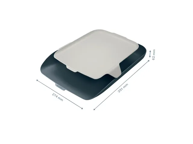 Brievenbak Leitz Cosy met desk organiser grijs A4