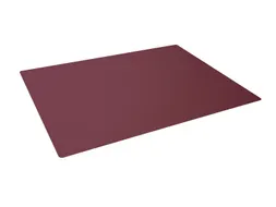 Schrijfonderlegger Rood 650x500 mm med siergroef PP opaak