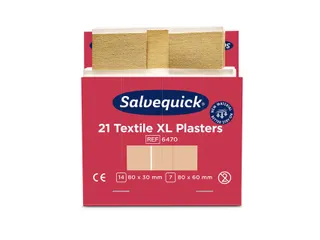 Salvequick Extra Grote Textielpleisters 21 Stuks - 5