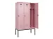 locker voor scheiding van kleding,HxBxD 2120x1200x500mm,3vak