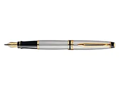 Vulpen Waterman Expert Stainless steel GT Medium Blauwe inkt