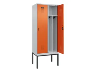 locker voor scheiding van kleding,HxBxD 2120x800x500mm,2vak - 1