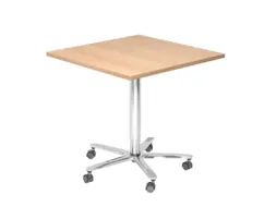 zuilheftafel,HxBxD 720-1140x800x800mm,vierkant,voetkruis verchroomd
