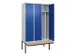 locker voor scheiding van kleding,HxBxD 2120x1200x815mm,3vak