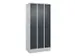 armoire vestiaire noir et blanc,HxlxP 1950x900x500mm,3compart.