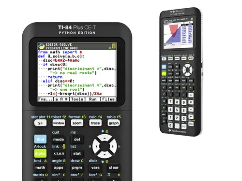 Rekenmachine TI-84 Plus CE-T Python Edition