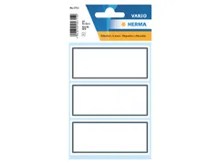 Schrift Etiket Herma 5711 36x80mm Wit met Grijs Kader 18 stuks