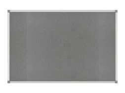 Prikbord MAULstandaard 90x180cm Textiel Grijs