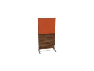 scheidingswand,HxB 1545x800mm,NP-tiepolo nut,BN3012-oranje - 1