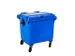 Contivia 4,vuilnisbak 4wielen 1100 L blauw