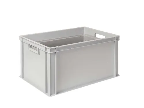 Euronorm-stapelbak,m. isoleerbox,HxLxB 320x600x400mm,65/35l,PP,grijs