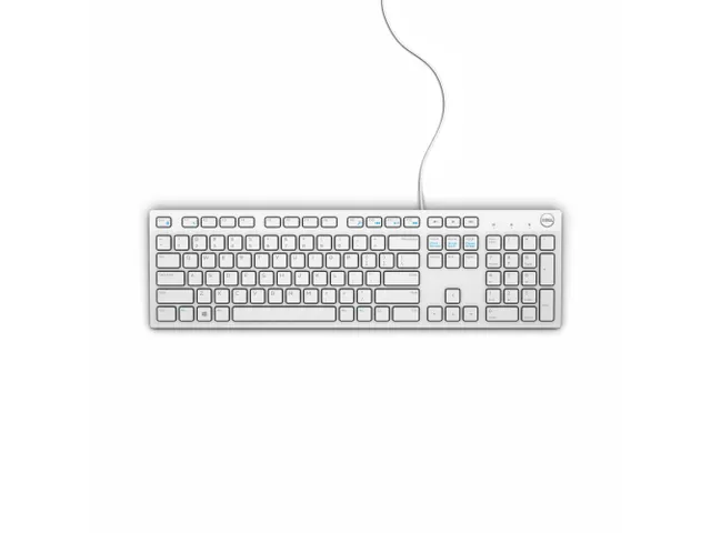 bekabeld toetsenbord - KB216 - VS internationaal (QWERTY) - wit