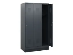 schoollocker,HxBxD 1630x900x500mm,3vak,vak B 300mm,cil.-slot,sokkel