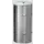Afvalverzamelaar 120 Liter Rvs/Aluminium Traanplaat Deksel Ral7032