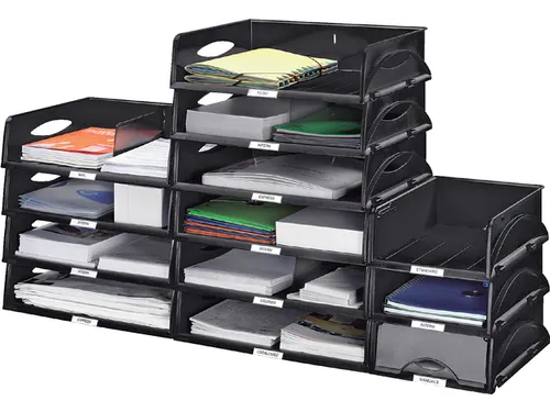 Sorteerbak Leitz 5230 Sorty standaard zwart A4+
