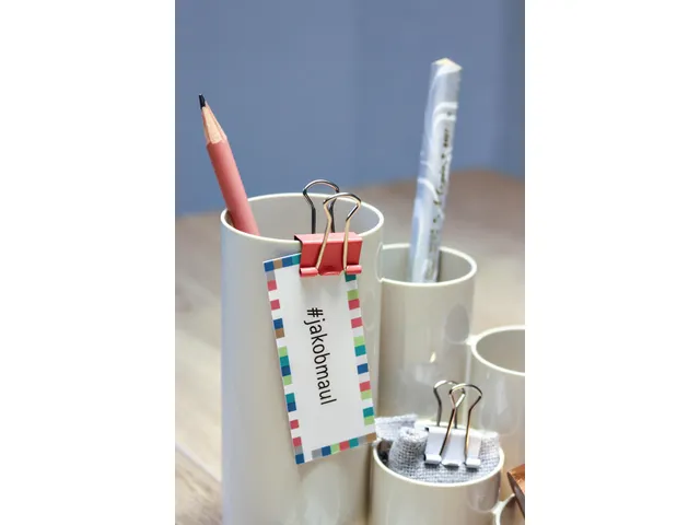 Papierklem MAUL 215 foldback 7mm + 9mm assorti