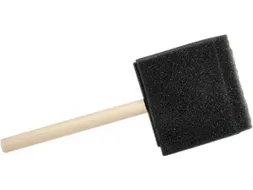 Foambrush Conda 1.5 40 mm 12 stuks hout