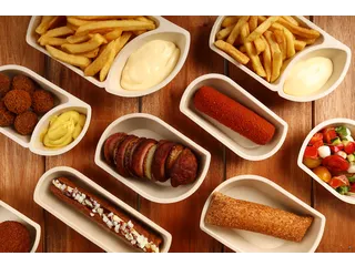 Snackbakje IEZZY A23 suikerriet PFAS-vrij 176x92x32mm 50 stuks - 3