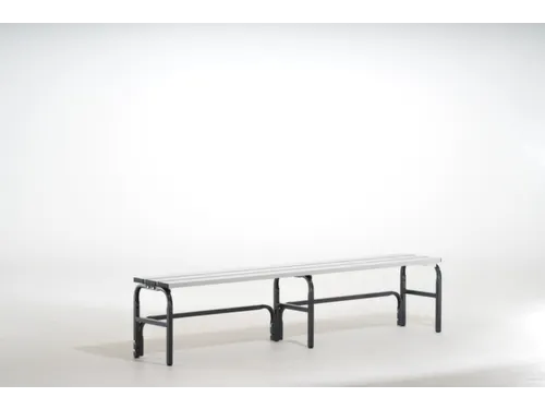 omkleedbank,HxL 450x1500mm,alu. lijsten,frame poedercoat.,RAL7016