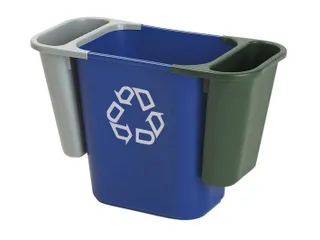 Papierbak Rubbermaid recycling medium 26 Liter blauw - 7