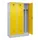 locker voor scheiding van kleding,HxBxD 1950x1200x500mm,3vak