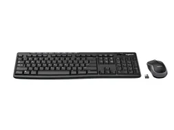 Logitech Wireless Combo MK270 AZERTY FR Toetsenbord met muis Zwart