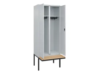 locker voor scheiding van kleding,HxBxD 2120x800x815mm,2vak - 2