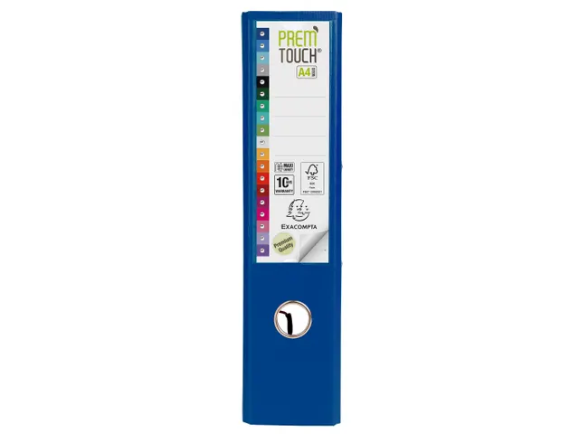 Ordner PP Prem'Touch A4maxi 80mm doblauw