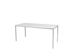 Domino Basic Tafel Vaste Hoogte 1800x800mm Wit 25mm Alu 4-Poots