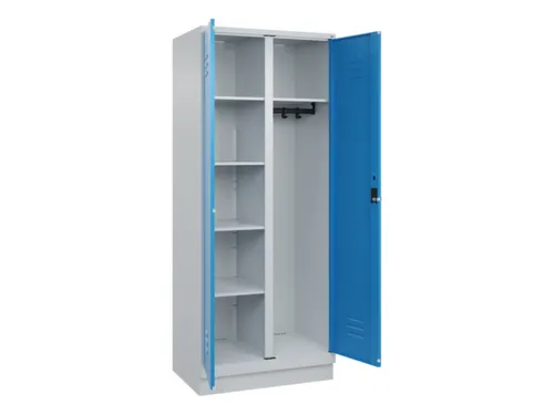 wasgoedverdeelkast,HxBxD 1950x800x500mm,vak B 400mm,draaigrendel