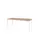 Domino Basic Tafel Vaste Hoogte 200x80 honey castello wit 4-poots