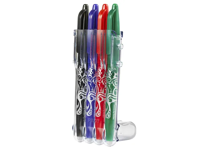 Rollerpen Pilot Frixion Ball 0.7 Set2Go BL-FR7 4 stuks basis kleuren