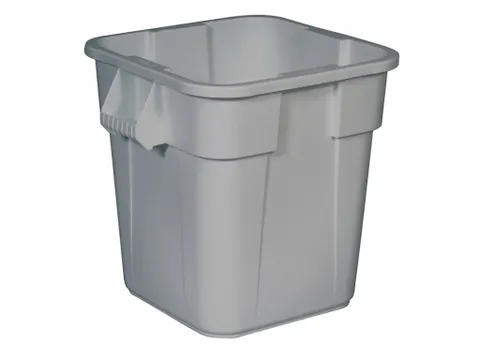 Rubbermaid Vierkante Brute container 106 Liter Grijs