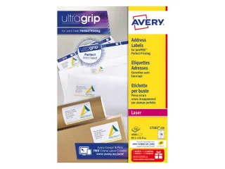 Adresetiket Avery QuickPeel L7162-250 99.1x33.9mm Wit 4000 Stuks - 4
