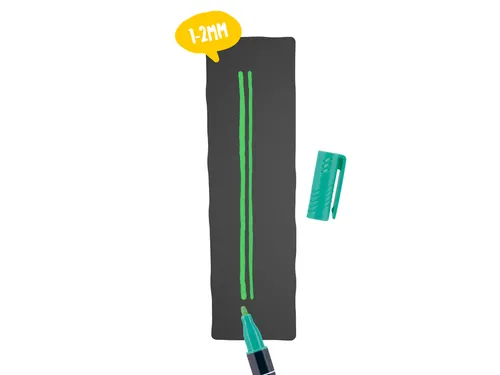 Krijtstift Securit Sma-100 Rond Assorti 1-2mm Blister à 4st