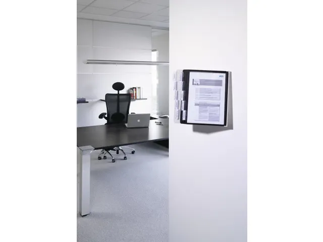 Durable Sherpa Displaysysteem Wall 10 Zwart/ Grijs