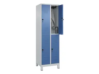 dubbeldekse locker,HxBxD 1950x600x500mm,2x2vak.,vak B 300mm - 3