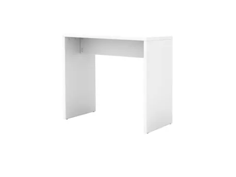 statafel,HxBxD 1080x1200x650mm,rechthoekig,zijgestel wit,blad wit