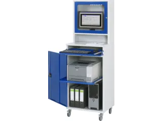 Computerkast 1895x 650x 520mm Verrijdbaar Uittreklade Voor Toetsenbord - 3
