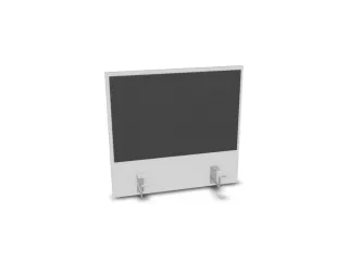 opzetpaneel,v. bureau,aanbouw achter,B 600mm,Bl-wit,BN8010-antraciet - 1