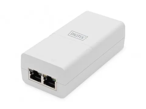 Gigabit Ethernet PoE+ injector 802.3at, 30W kleine behuizing wit