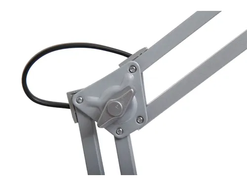 Bureaulamp LED MAULatlantic Zilver met tafelklem